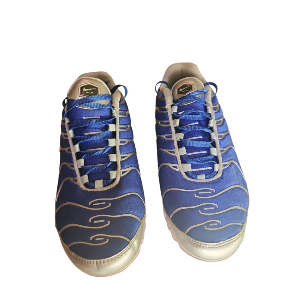 Nike Air Max Plus TN Womens Shoes Size 9.5 Blue Silver - Picture 3 of 6
